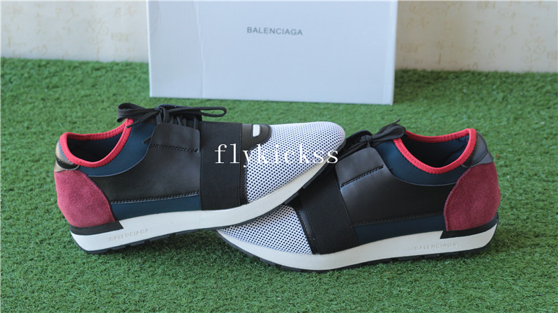 Balenciaga Race Runner Sneaker White Black